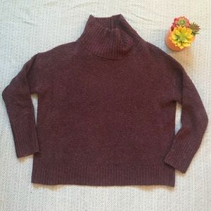 Rachel Zoe Purple Turtleneck Sweater